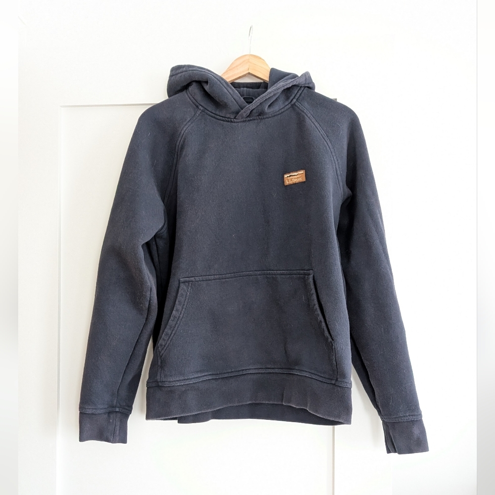 L.L. Bean Women's Navy Hoodie Sweater